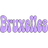 Brüsseler Retro Lila Blase