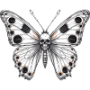 Gotischer Mottenschädel