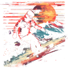 Snowboarder Vaporwave