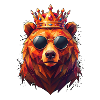 Poly Art Bär