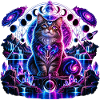 Kosmische Katze – Mystisches Galaxie Design