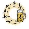 Bier Woche | Evolution | Bierglas | Saufen