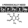  Lustiger Kaffee Periodensystem "CaFFeINe" Kaffee