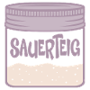 Sauerteig Starter Glas