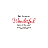 Wundervolle Weihnachtszeit - elegantes Design