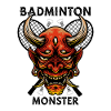 Badminton Monster Graphic
