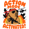 Action Mode Activated – Capybara-Actionheld