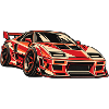 Retro Racing Car