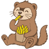 Frettchen Pommes Frites