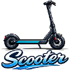 Scooter Illustration Neon Ride