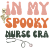 Spooky Nurse Era Retro-Halloween-Geschenk