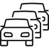 Symbol der Autoverkehrslinie