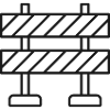 Straßensperren-Symbol