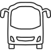 Bus-Frontlinien-Symbol