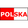 Polska Farbblock Flaggendesign