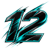 Neon 12 Ziffernstreifen