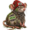 Links Grün Versifft Ratte