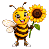 Fröhliche Hummel