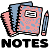 Notizbuecher Stift Icon