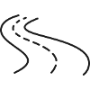 Ikone der Winding Road Line