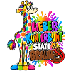 Kunterbunte Giraffe: Kunterbunt statt Braun