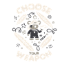 Wähle deine Waffe: Surfer-Koala-Kunst