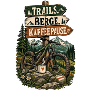 Trail Berge Kaffeepause – MTB Spruch