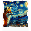 Rotfuchs Fuchs Starry Night