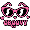 Groovy Sonnenbrille Logo