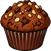 Schoko Muffin Mit Nussstückchen
