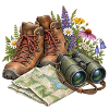 Wanderpfad Boots und Flora