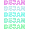 Dejan Gradient Grunge Schriftzug