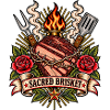 Sacred Brisket – BBQ Tattoo Pitmaster Design