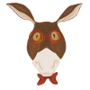 Esel mit Brille