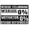 Status: 0 % – Interesse & Motivation