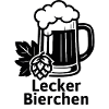Lecker Bierchen Logo mit Hopfen