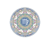 Virgo Mandala Symbolik Jungfrau Sternzeichen