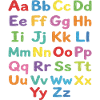 Kreidealphabet Bunte Buchstaben