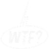 WTF Sprechblase (Fragezeichen / White)