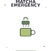 Matcha Notfall Sicherheits-Logo