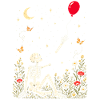Rotes Ballonskelett