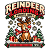 Reindeer Loading Please Wait Pixel Christmas