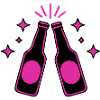 Bierflaschen Anstossen Icon