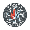 HVAC-Ingenieur Flame Snowflake Ventilator-Badge-Geschenk