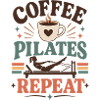  Meditation Pilates COFFEE-PILATES-REPEAT Yoga