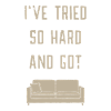 Beiges Sofa Zitat Grafik