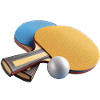 Farbkontrast Tischtennis-Paddles