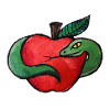 Karmesinapfel-Schlange
