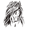 Outline Islandpferd