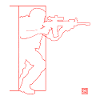 Soldaten silhouette